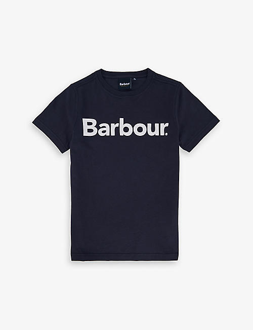 BARBOUR: Logo-print cotton-jersey T-shirt 6-15 years