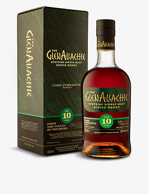 WHISKY AND BOURBON: The GlenAllachie Distillery Batch 7 10-year-old cask-strength whisky 700ml