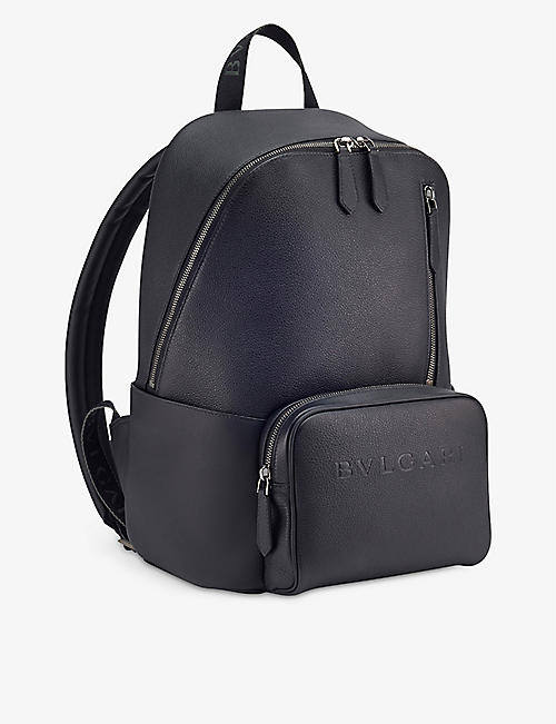 Bvlgari NEW Bvlgari Textured Black Shopping Gift Bag Large Approx 42.5 x 36 x 13cm 