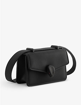 BVLGARI: Serpenti Forever micro leather cross-body bag