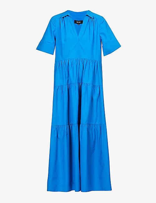 ME AND EM: Tiered regular-fit woven maxi dress