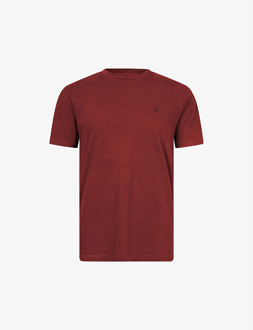 ALLSAINTS OSSAGE LOGO-EMBROIDERED ORGANIC-COTTON T-SHIRT