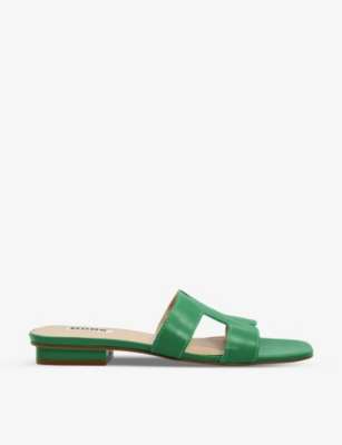 DUNE: Loupe cut-out leather sandals