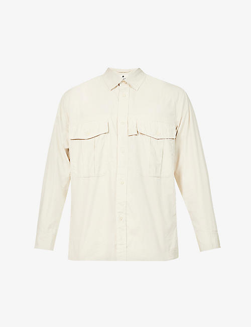 SNOW PEAK: Takibi Light regular-fit cotton-blend shirt