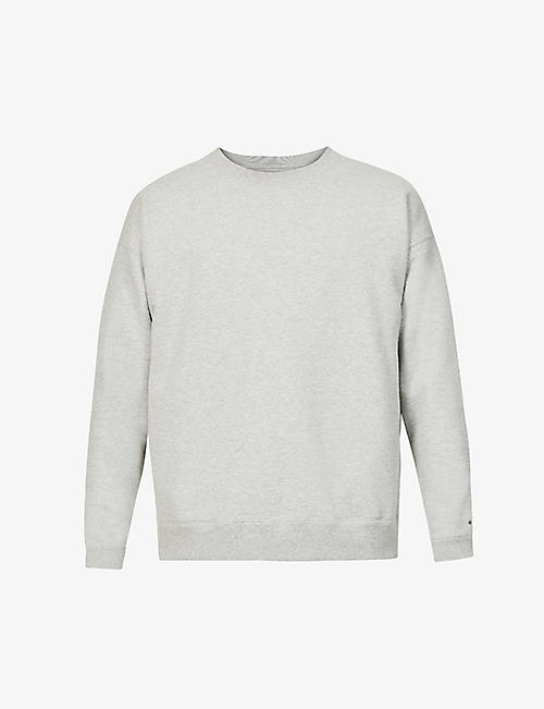 SNOW PEAK: Logo-embroidered relaxed-fit recycled cotton-jersey sweatshirt