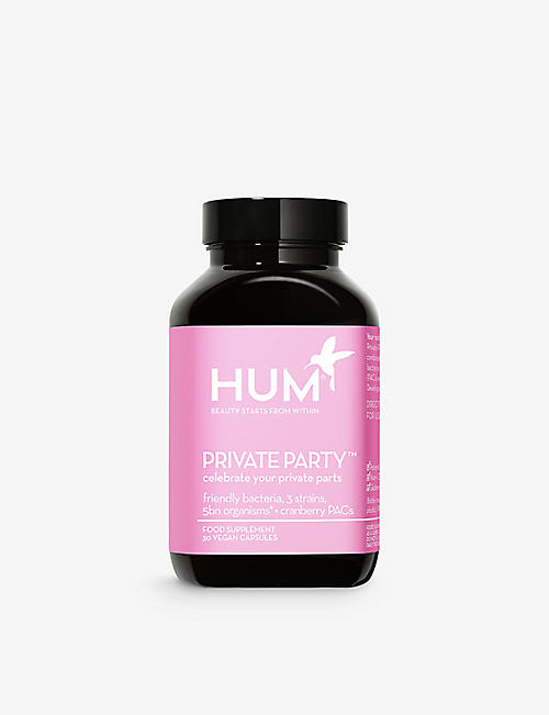 HUM NUTRITION: Private Party supplements 30 capsules