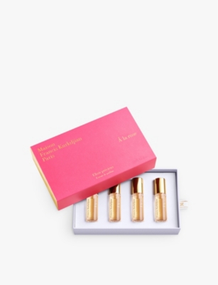 Maison Francis Kurkdjian À La Rose Elixirs Perfume Gift Set (4 X 4ml) In Multi