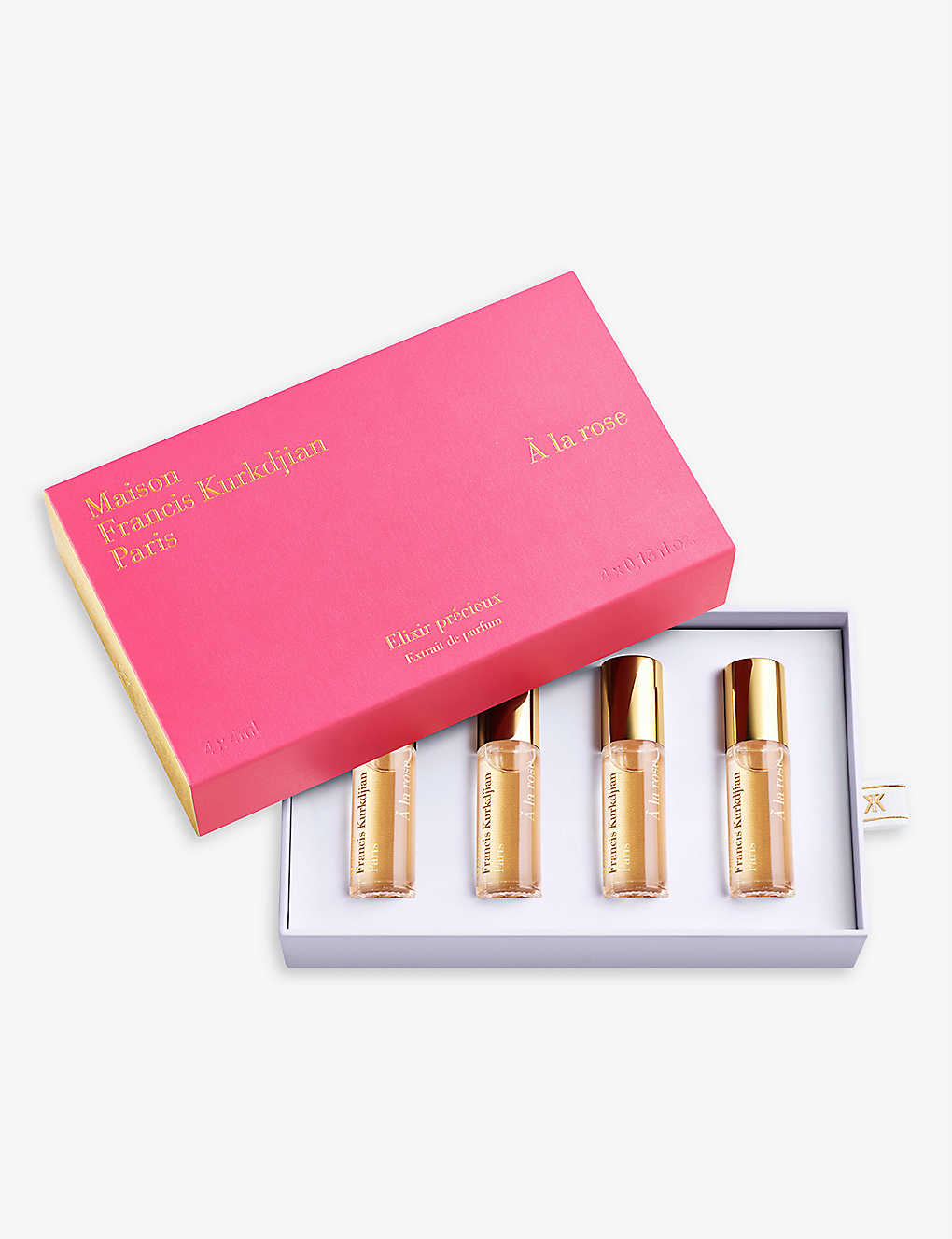 Maison Francis Kurkdjian À La Rose Elixirs Perfume Gift Set (4 X 4ml) In Multi