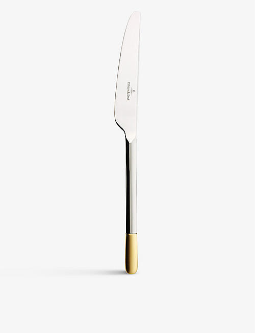 VILLEROY & BOCH: Ella gold-plated stainless steel dinner knife