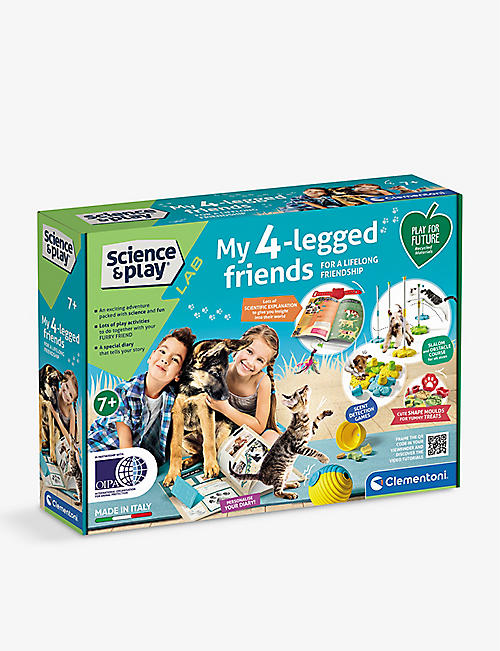 SCIENCE & PLAY: Clementoni My Four-Legged Friends pet activity kit