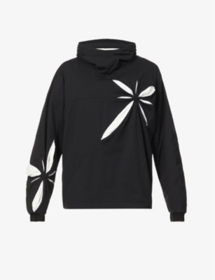 Origami double-layered cotton hoody