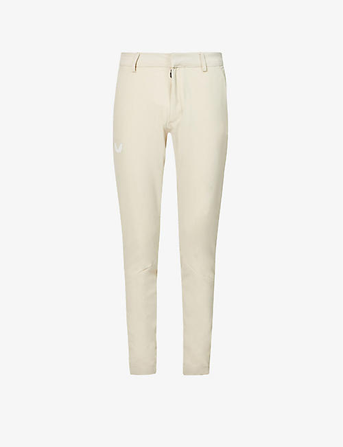 CASTORE: Golf straight-leg mid-rise stretch-woven trousers