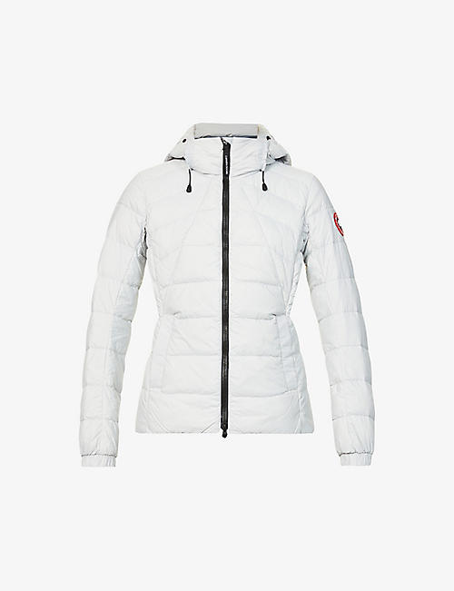 CANADA GOOSE: Abbott logo-embroidered shell-down hooded puffer jacket