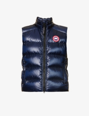 CANADA GOOSE: Cypress padded recycled-polyamide down gilet
