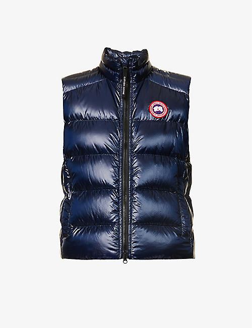 CANADA GOOSE: Cypress padded recycled-polyamide down gilet