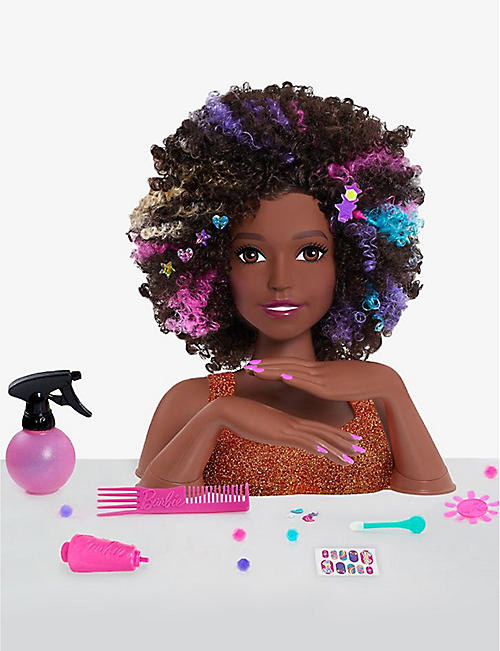 BARBIE: Barbie Rainbow Sparkle Deluxe styling head 30cm