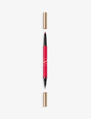 Valentino Beauty Twin Liner Double-ended Eyeliner 0.5ml In Black And Rosso