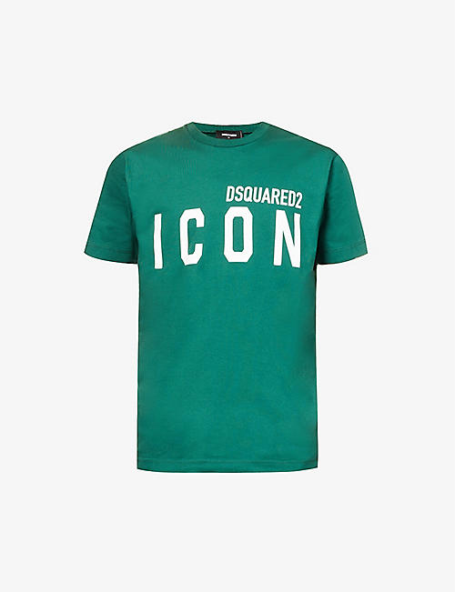 DSQUARED2: Icon logo-print cotton-jersey T-shirt