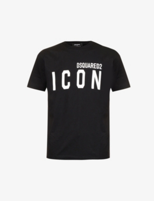 DSQUARED2: Icon logo-print cotton-jersey T-shirt