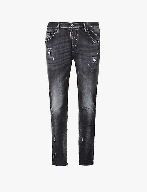 DSQUARED2: Super Twinky slim-fit stretch-denim jeans