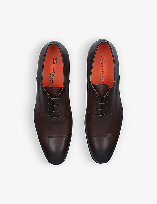Derby leather shoes Selfridges & Co Men Shoes Flat Shoes Formal Shoes 