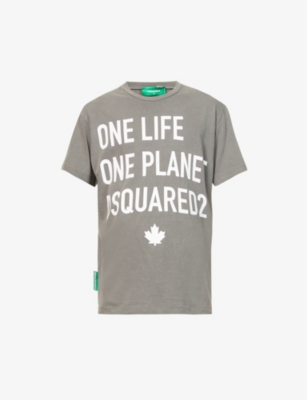 Dsquared2 One Life One Planet T-shirt In Clay