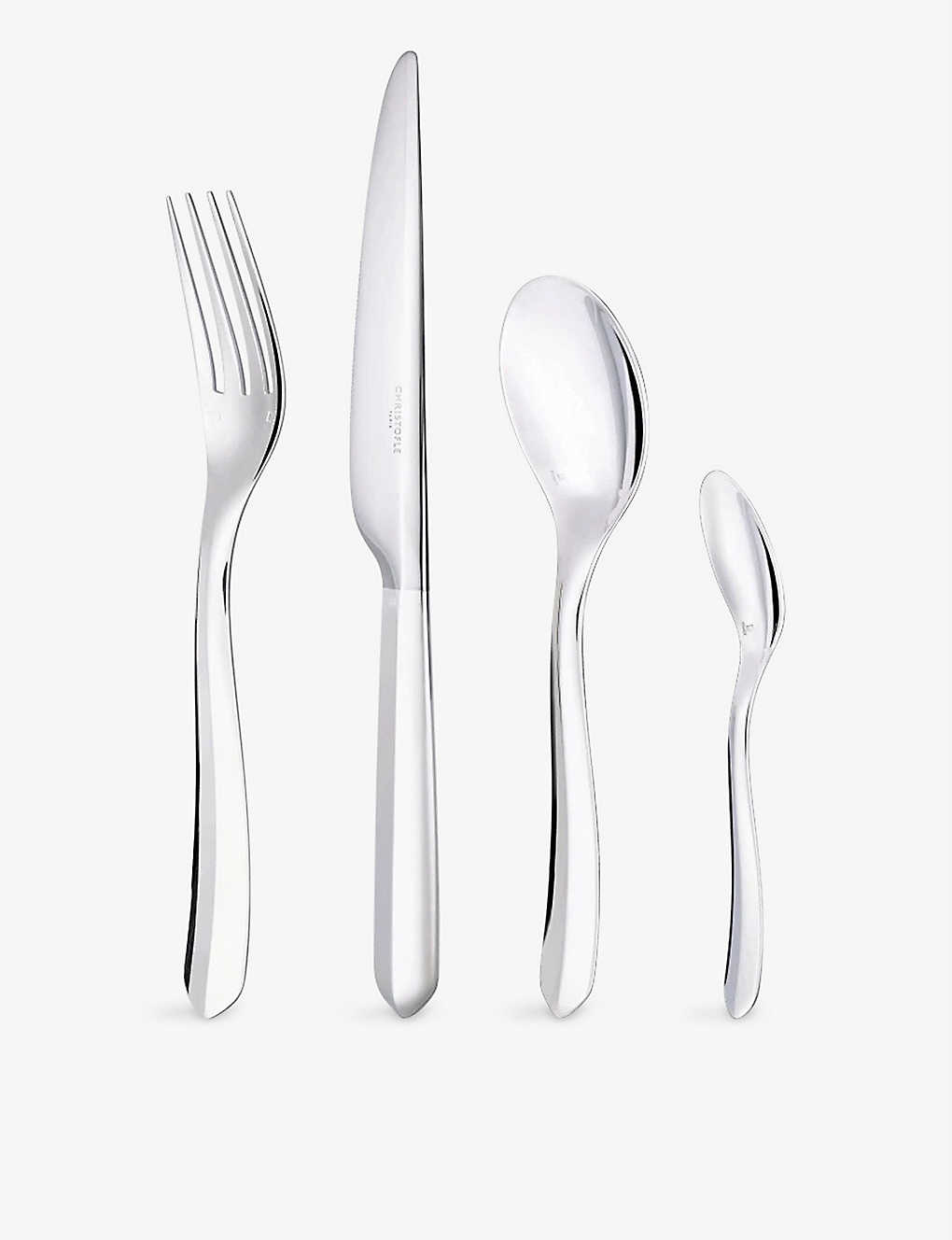 Christofle Infini Silver-plated Steel Cutlery 24-piece Set