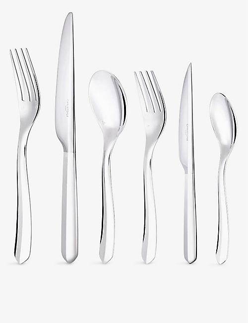 CHRISTOFLE: Infini silver-plated steel cutlery 36-piece set