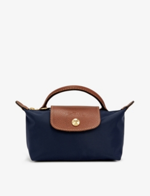 LONGCHAMP Le Pliage top handle make up bag Selfridges