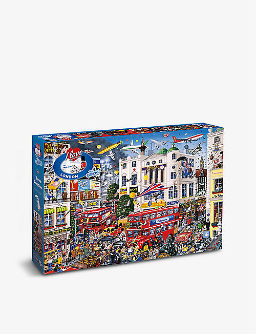 PUZZLES: Gibsons I Love London jigsaw puzzle