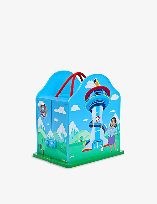 PAW PATROL: Wooden carry-along case playset