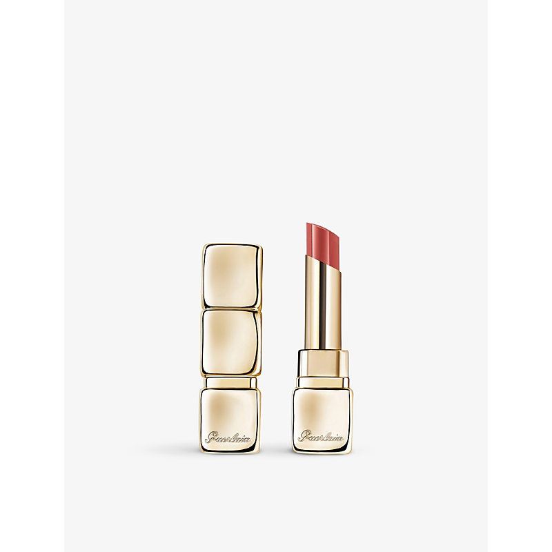 Guerlain Kisskiss Shine Bloom 95% Natural-origin Lipstick 3.2g In Dahlia Kiss