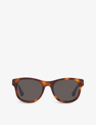 Gucci Gg0003sn Tortoiseshell Wayfarer-frame Acetate Sunglasses In Brown