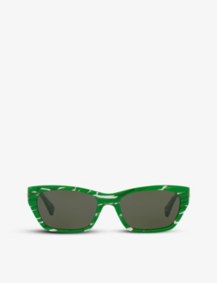 Bottega Veneta Bv1143s Sunglasses In Green