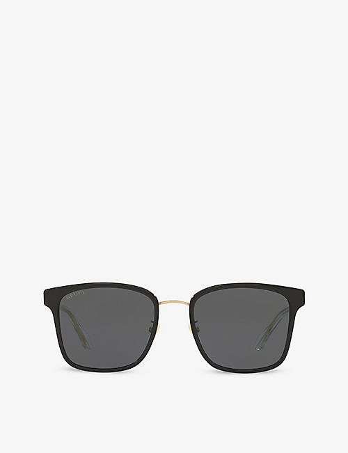 GUCCI: GC0563SKN square-frame acetate sunglasses