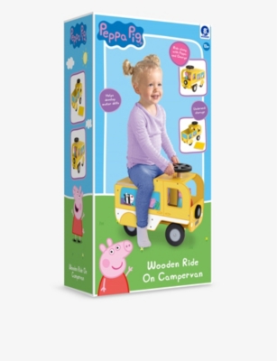 PEPPA PIG Peppa Pig wooden campervan ride on