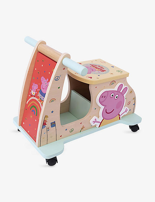 PEPPA PIG: Peppa Pig wooden ride-on scooter