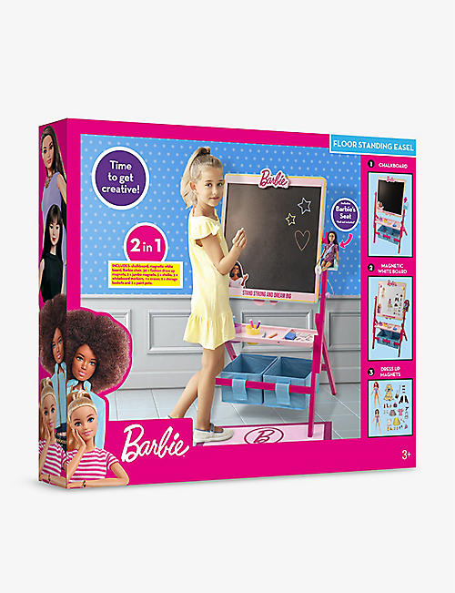 BARBIE: Barbie rotating wooden floor easel