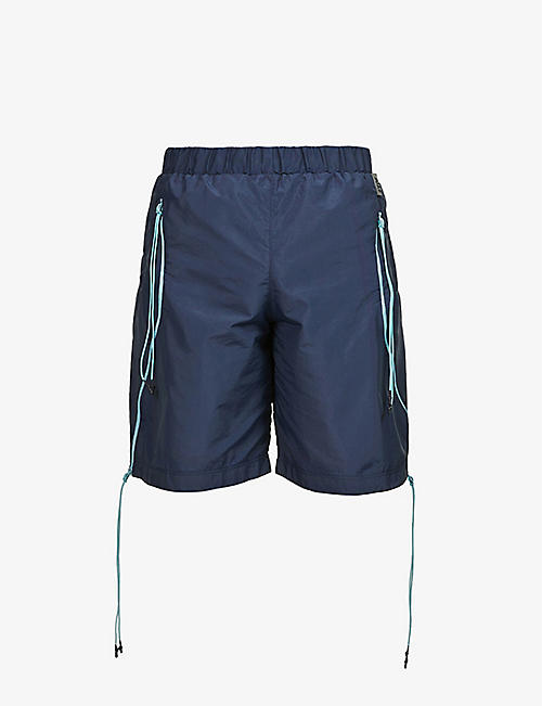 SAUL NASH: Ventilation relaxed-fit straight-leg shell shorts