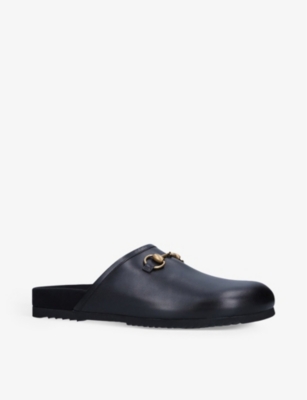 GUCCI River horsebit-embellished leather loafers