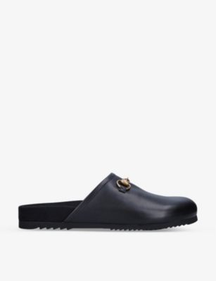 GUCCI River horsebit-embellished leather loafers