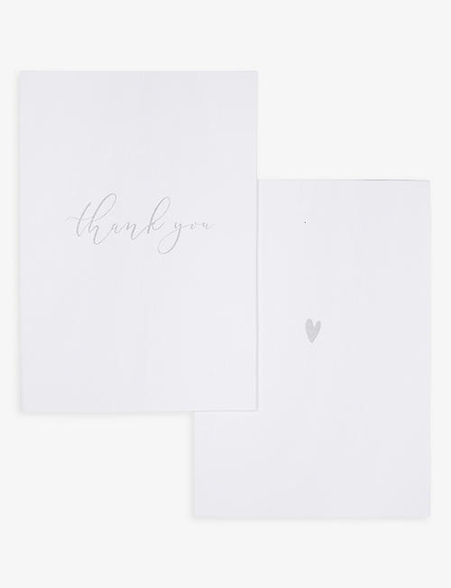 THE WHITE COMPANY: Thank You greeting cards set of 12
