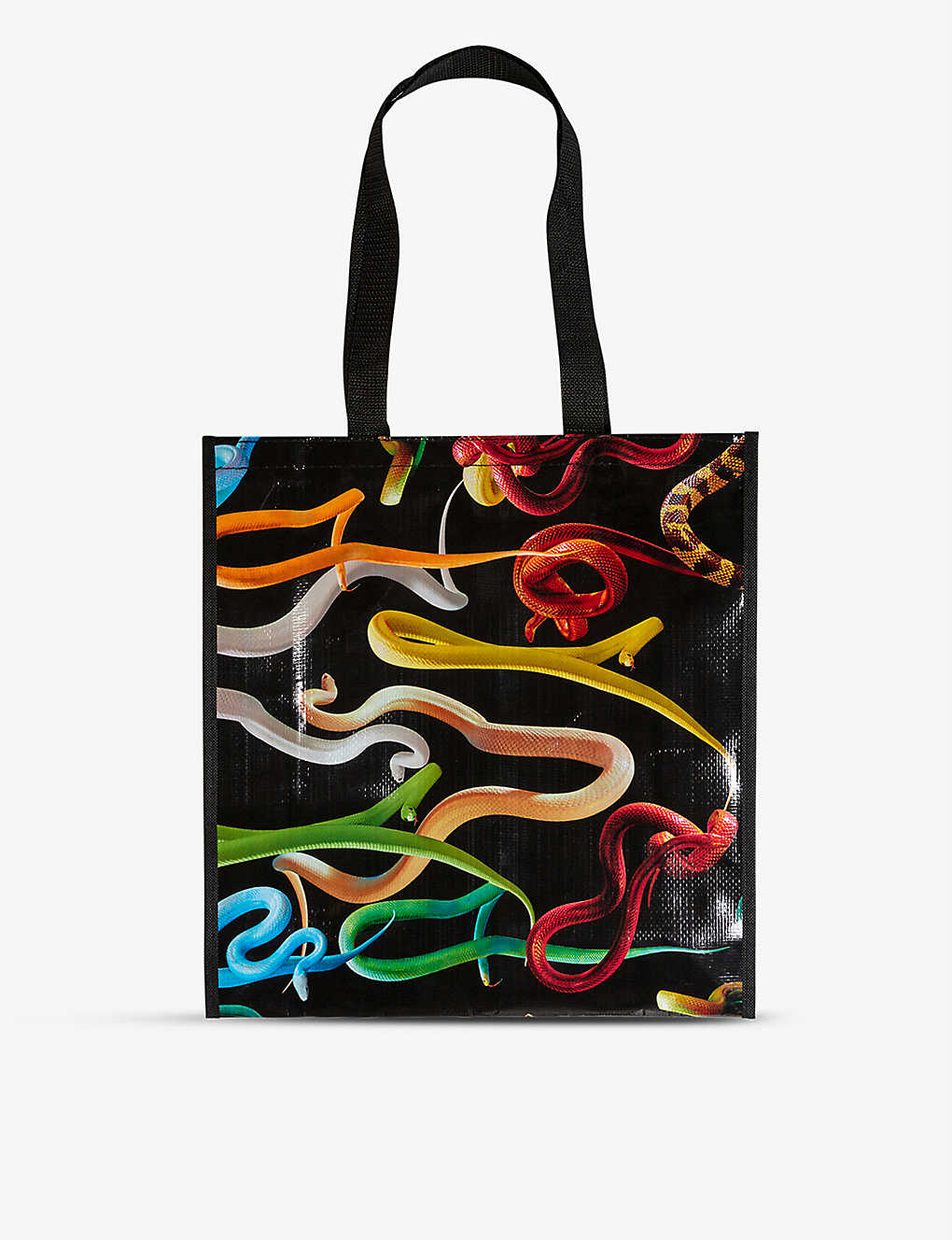 Seletti Wears Toiletpaper Snakes Tiny Grocery Woven Bag