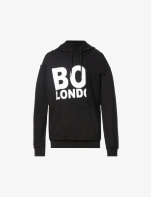 BOY LONDON UPCYCLED RELAXED-FIT COTTON-JERSEY HOODY