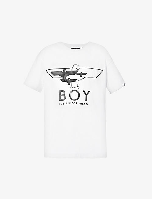 BOY LONDON: Eagle brand-print cotton-jersey T-shirt