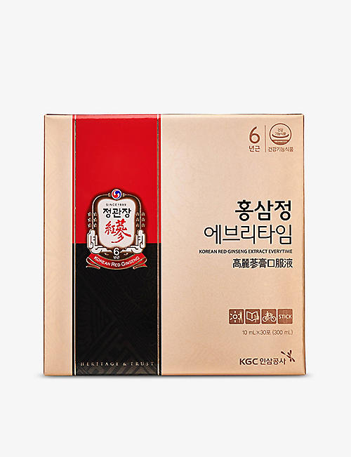 KOREAN RED GINSENG：韩国红参 Everytime 萃取口服液30小袋