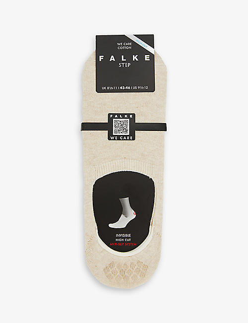 FALKE: Step high-cut invisible cotton-blend socks