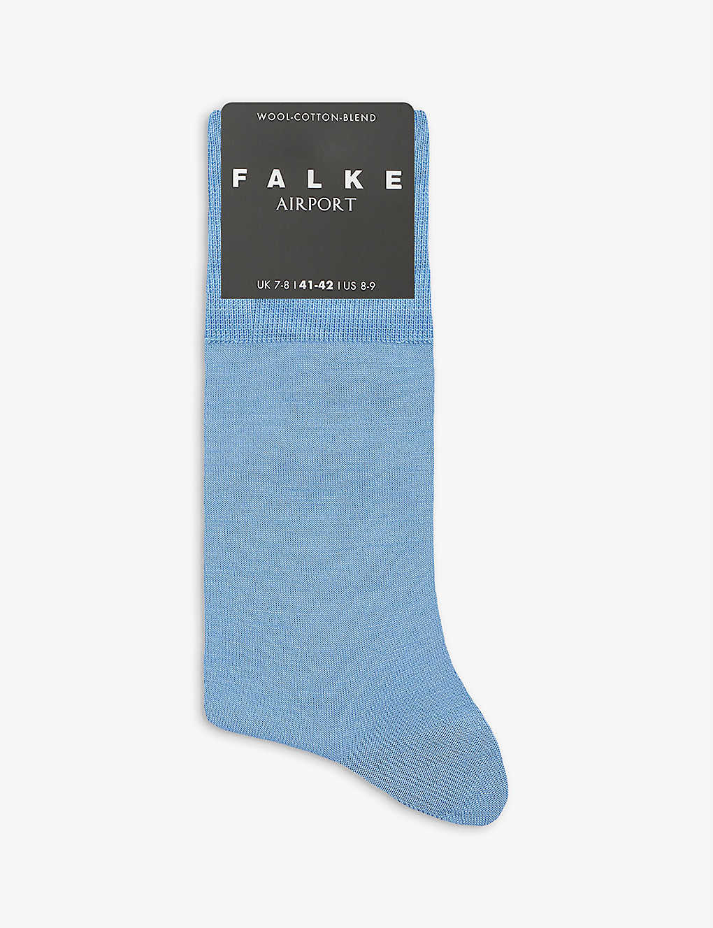 Falke Airport Wool-blend Socks In Blue