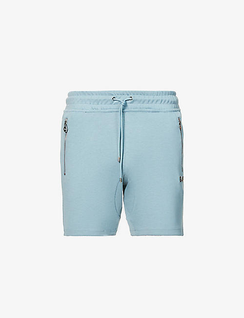 BALR.: Q-series brand-plaque cotton-blend shorts