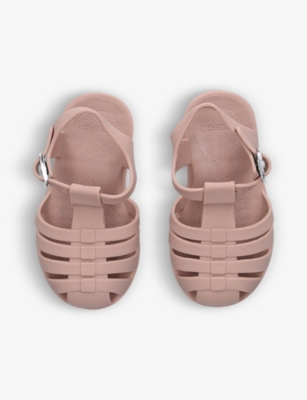 Shop Liewood Flat Caged Pvc Sandals 6 Months-4 Years In Pink